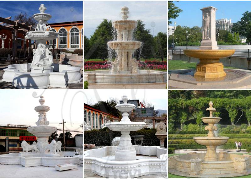 Carving Process of Marble Fountain: