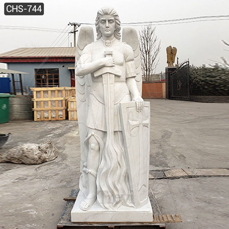 marble St. Michael statue-Trevi Sculpture