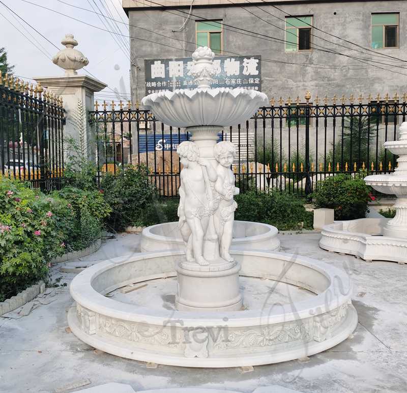 Details of the White Marble Fountain: