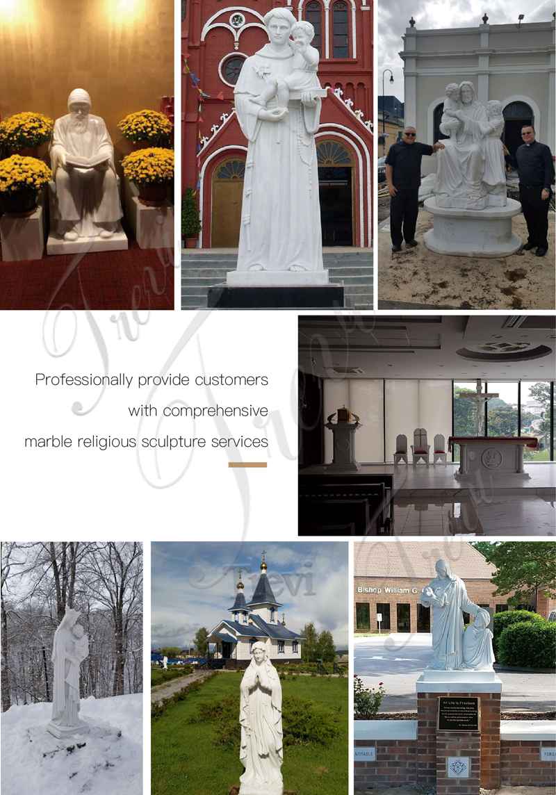 mother Mary outdoor garden statue-Trevi Sculpture