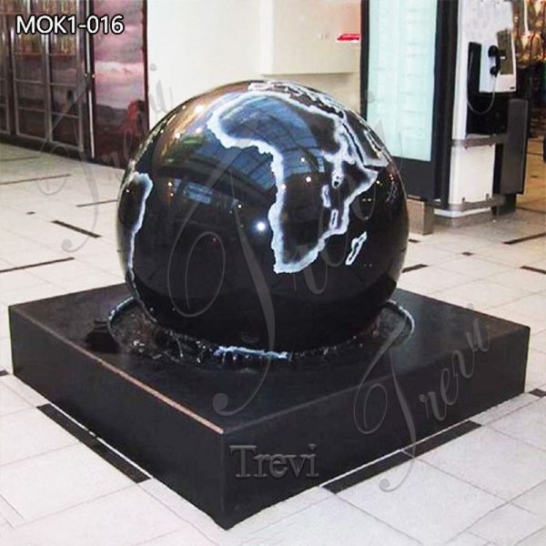 Marble Rolling Sphere Water Feature Globe Fountain for Sale MOK1-016
