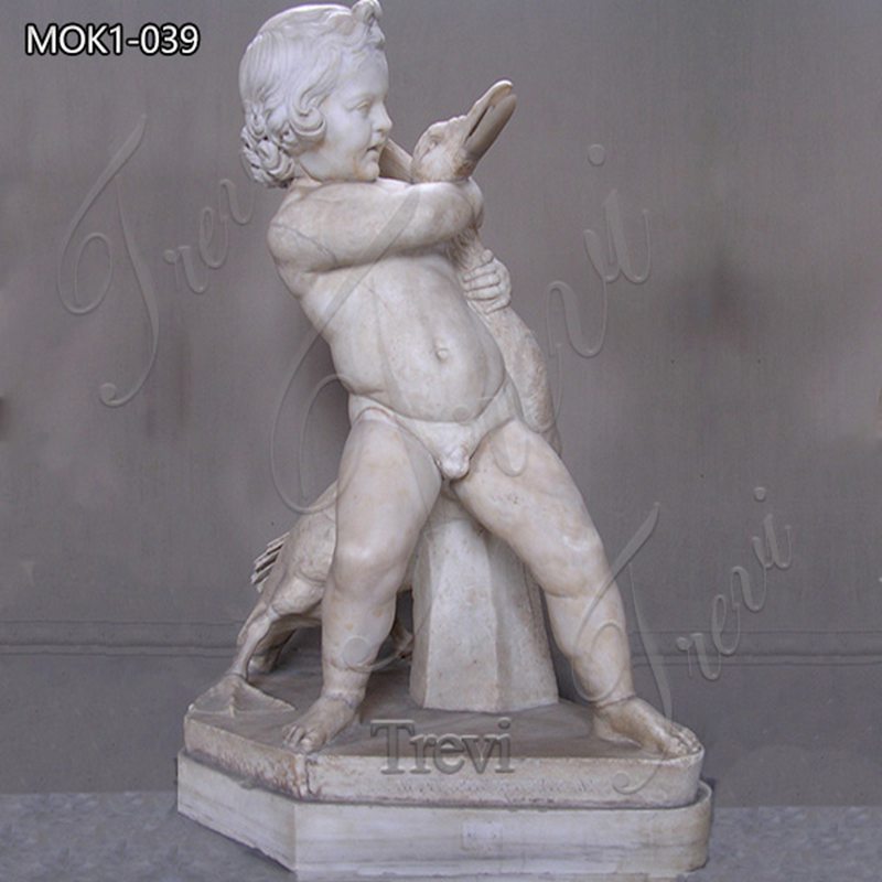 boy with goose statue-Trevi Sculpture