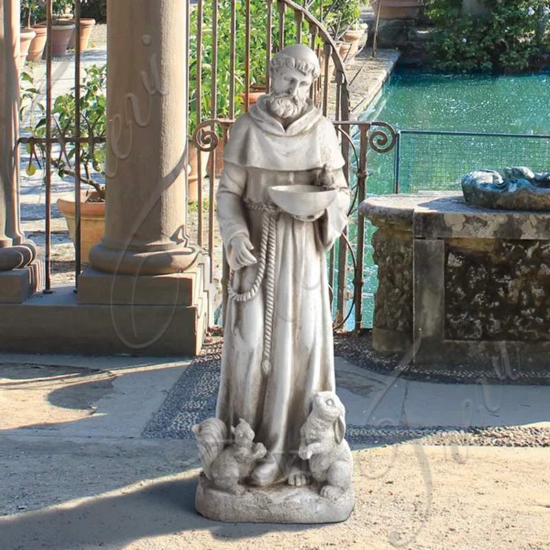 st francis stone garden statue-Trevi Sculpture