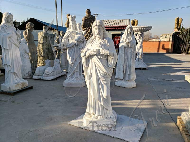 White Jesus statue-Trevi Sculpture
