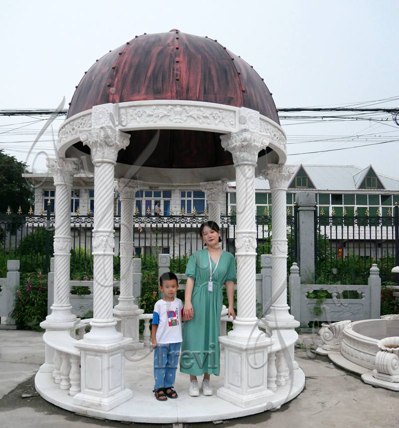 decorate a gazebo for a wedding-Trevi Sculpture