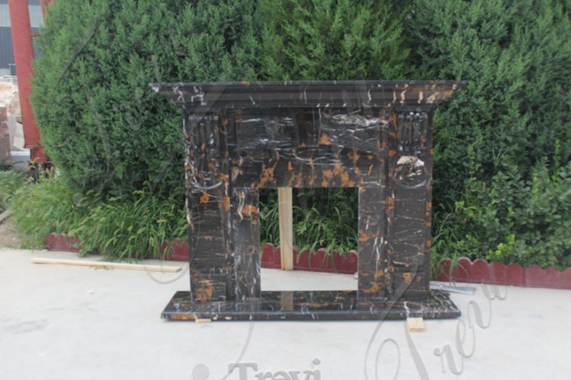 marble fireplace mantle-Trevi Sculpture