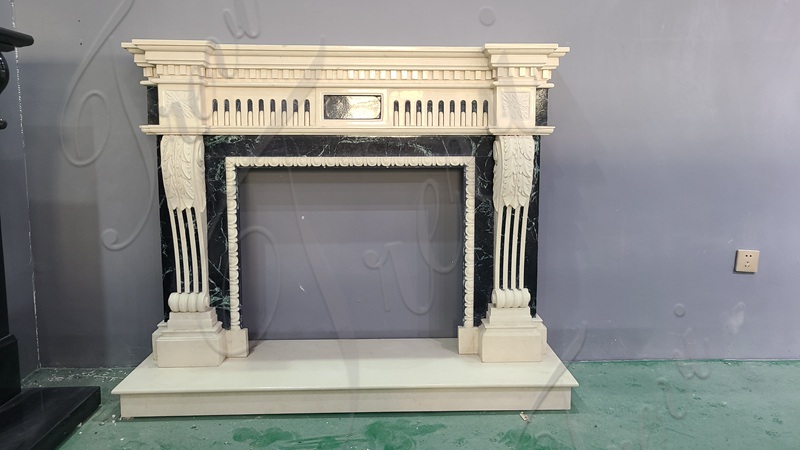 marble fireplace surround-Trevi Sculpture