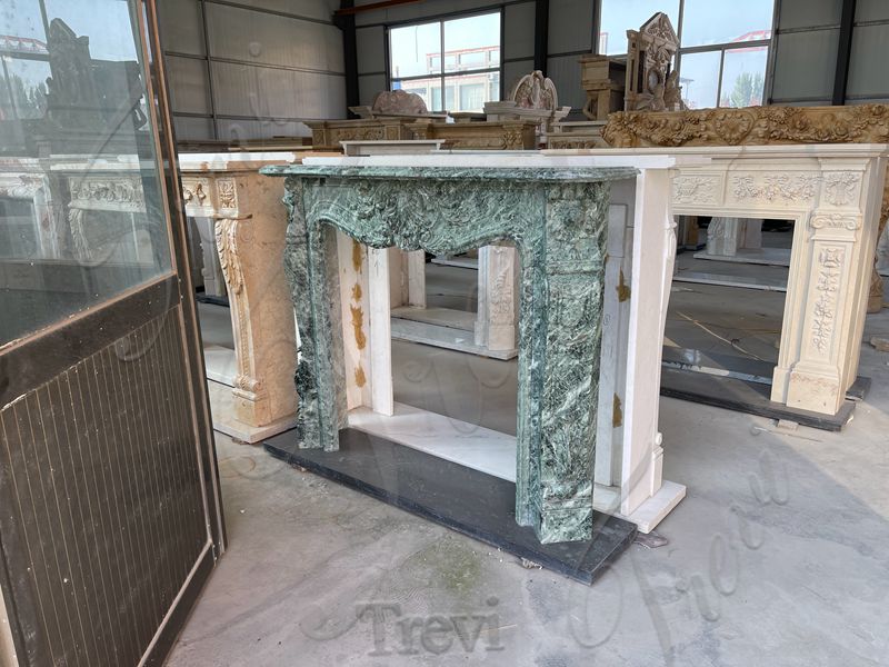 marble fireplaces mantle-Trevi Sculpture