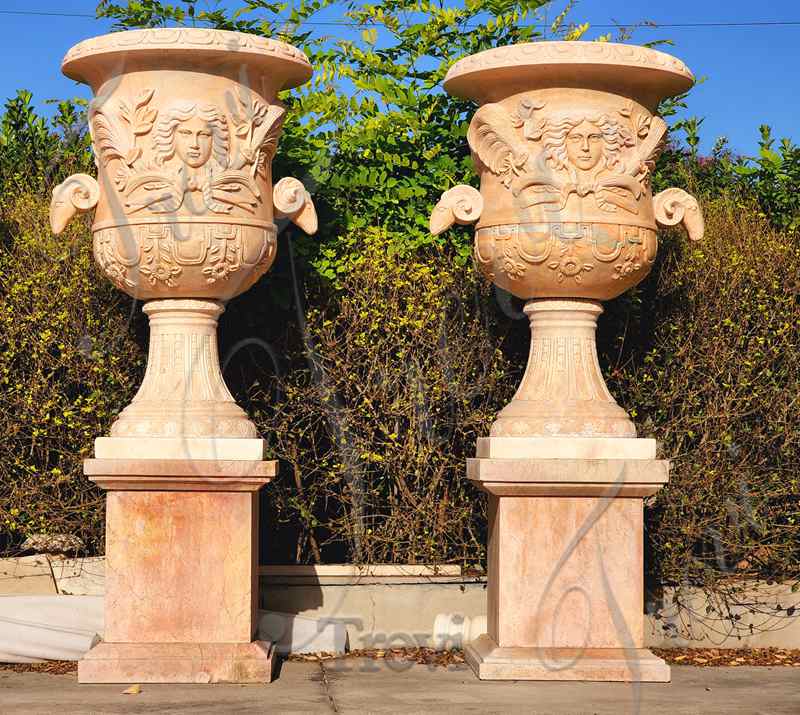 marble flower pot price-Trevi Sculpture