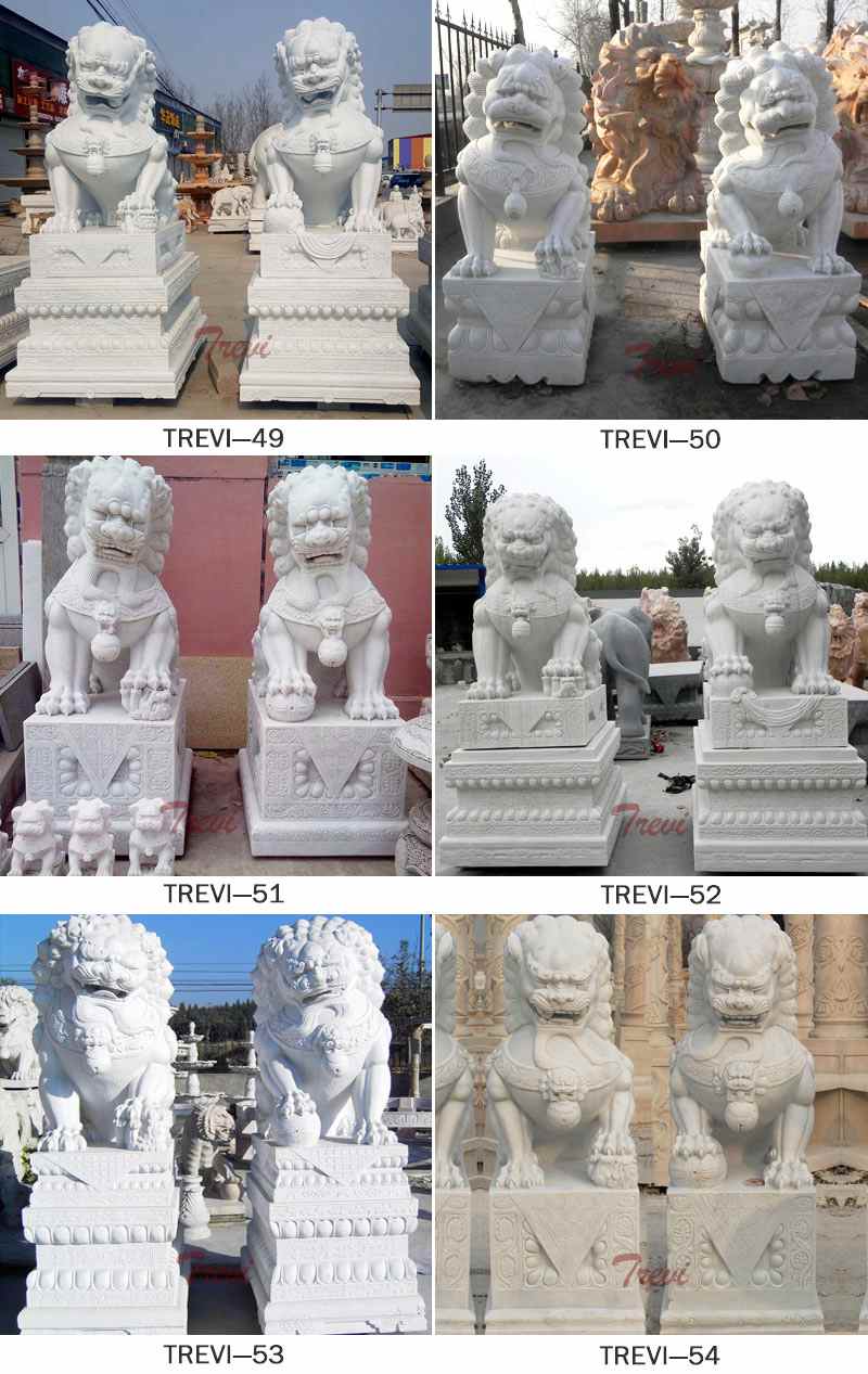 marble lions for sale-Trevi Sculpture
