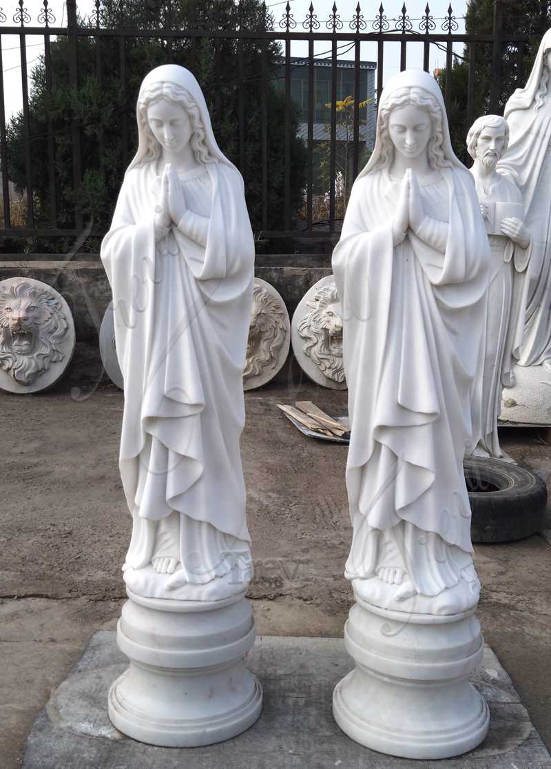 vintage mary garden statue-Trevi Sculpture