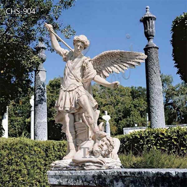 Marble Large Archangel Michael Statue for Home for Sale CHS-904