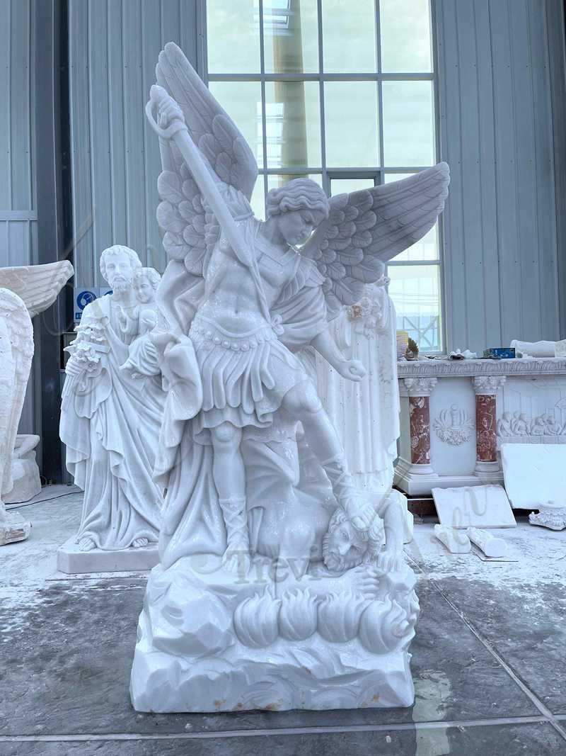 Archangel Michael sculpture large-Trevi Sculpture