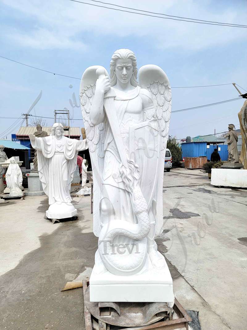 Archangel Michael statue Rome-Trevi Sculpture