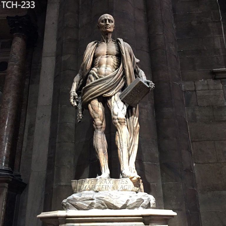 Marble-St-Bartholomew-Statue-Supplier