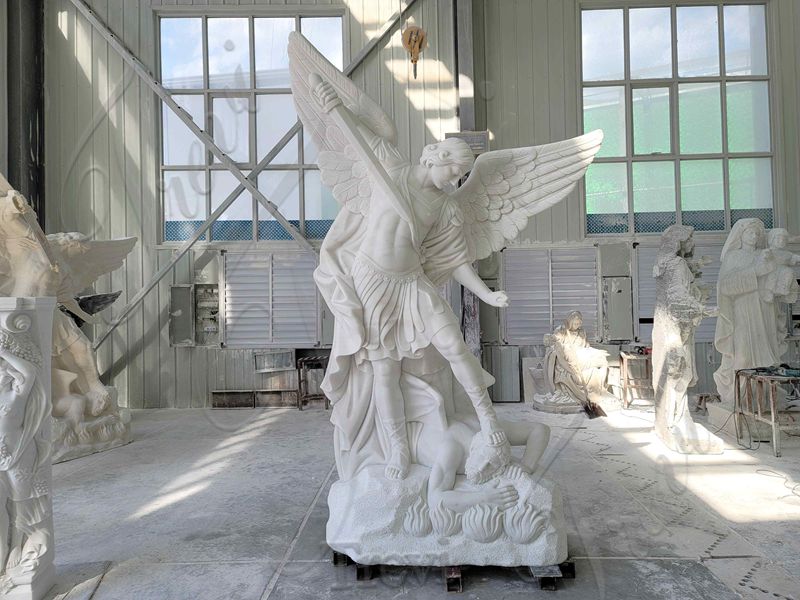 St Michael statue for home-Trevi Sculpture