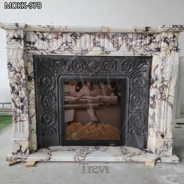 craftsman style fireplace mantels-Trevi Sculpture