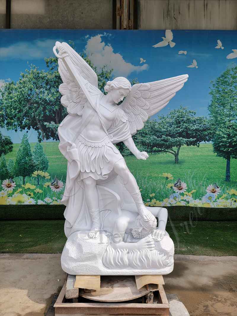 large archangel Michael statue-Trevi Sculpture