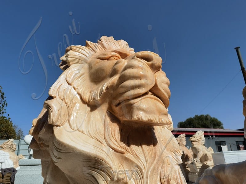 large lion statues-Trevi Sculpture