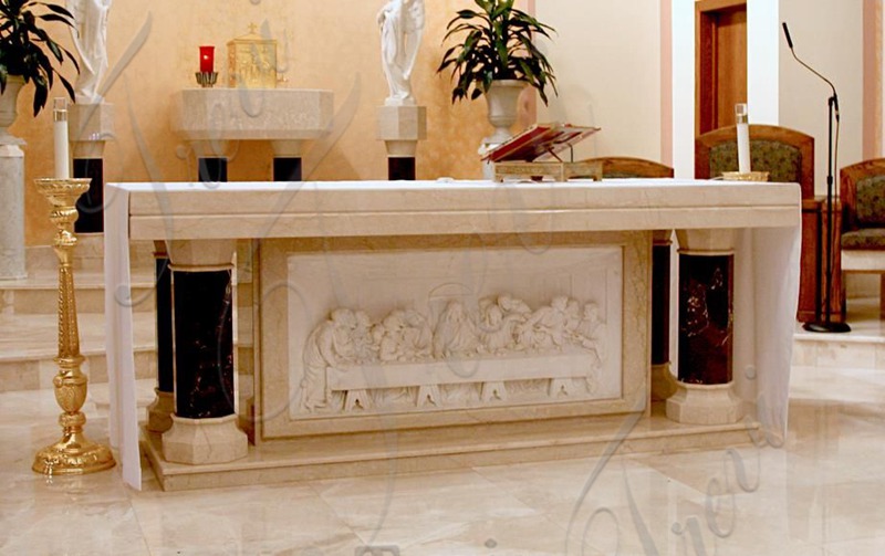 marble altar for home-Trevi Sculpture