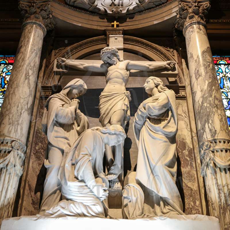 marble catholic statues-Trevi Sculpture