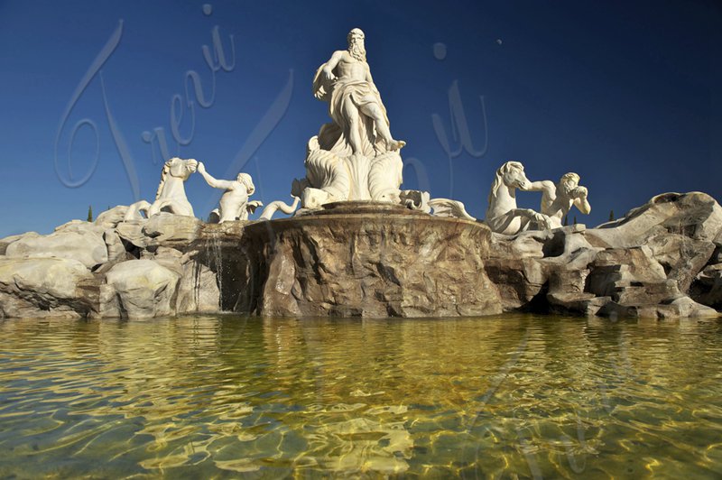 marble water fountains-Trevi Sculpture