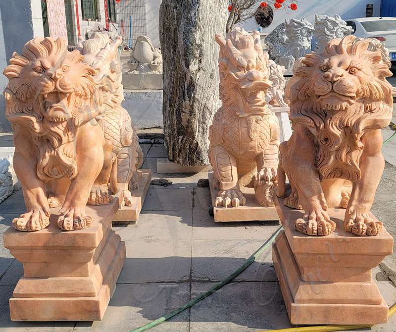 ornamental garden lions-Trevi Sculpture