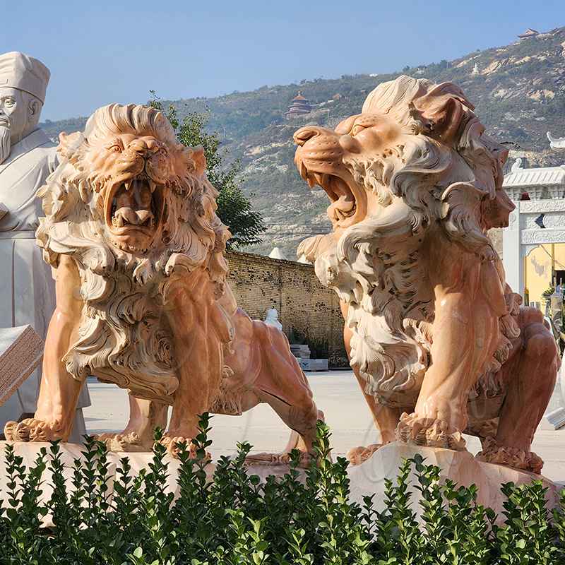 outdoor lion sculpture-Trevi Sculpture