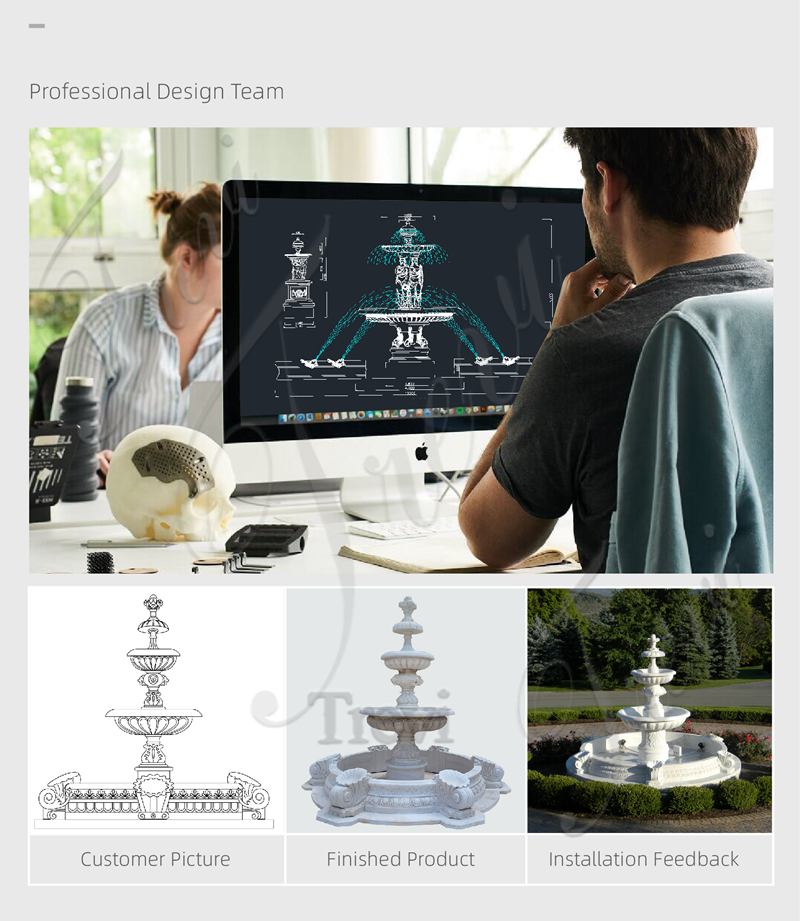 excellent designers for the marble fountains for sale-Trevi Sculpture