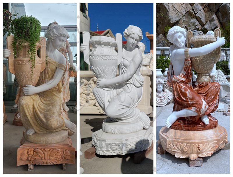 flower pots for garden-Trevi Statue