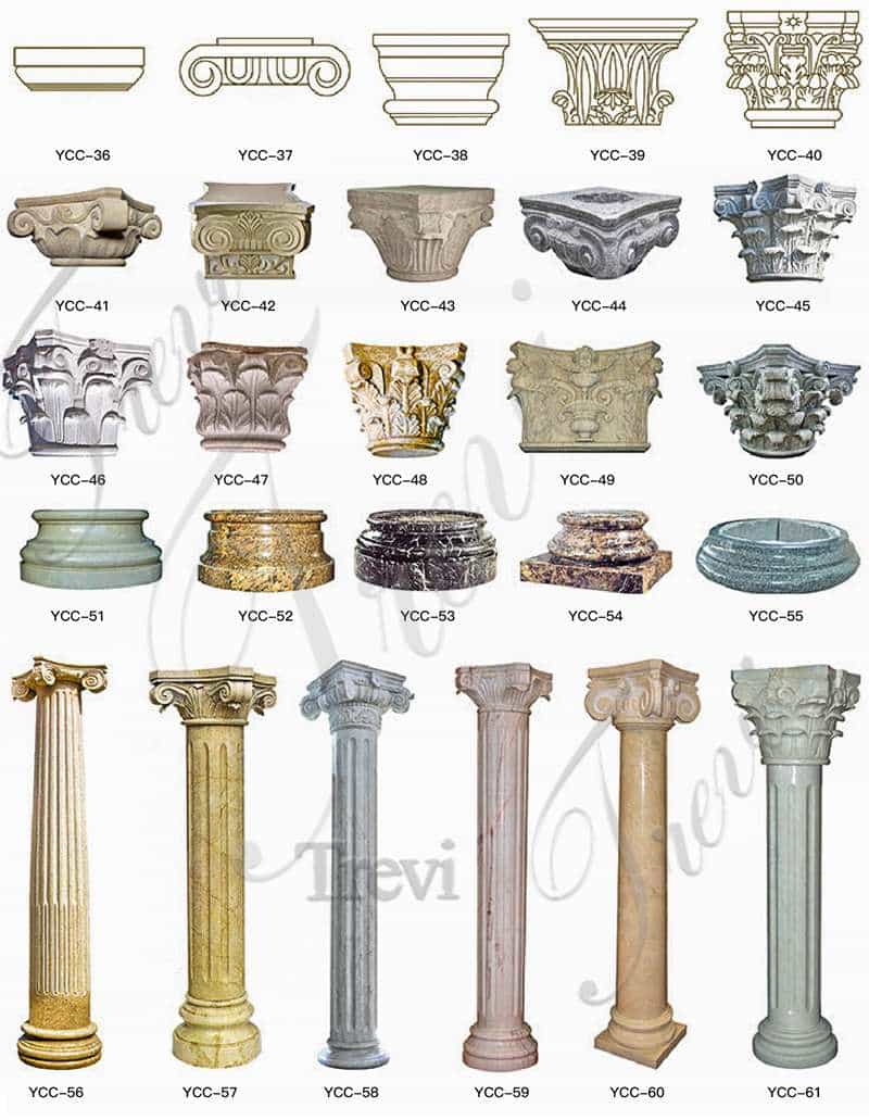 marble columns for sale-Trevi Sculpture