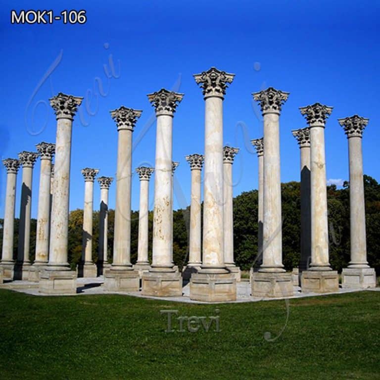 marble columns house-Trevi Sculpture