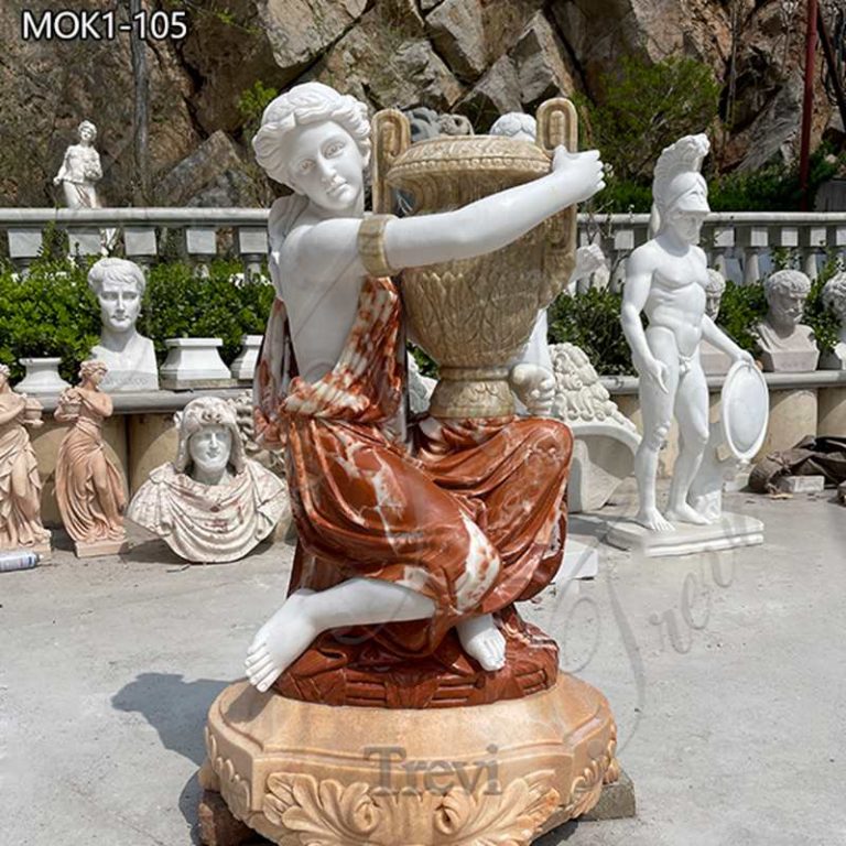 statue flower pot-Trevi Statue