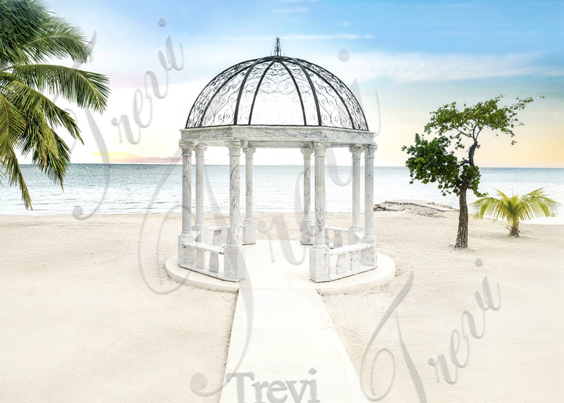 Marble gazebo-Trevi Sculpture