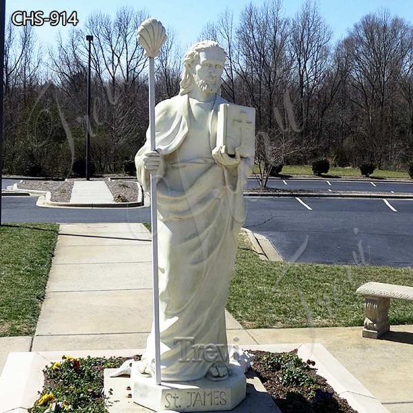 Hand Carving Marble Saint James Statue Supplier CHS-914