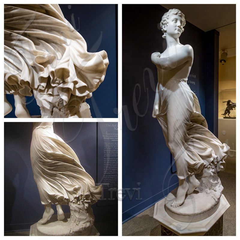 details of the west wind sculpture-Trevi Statue