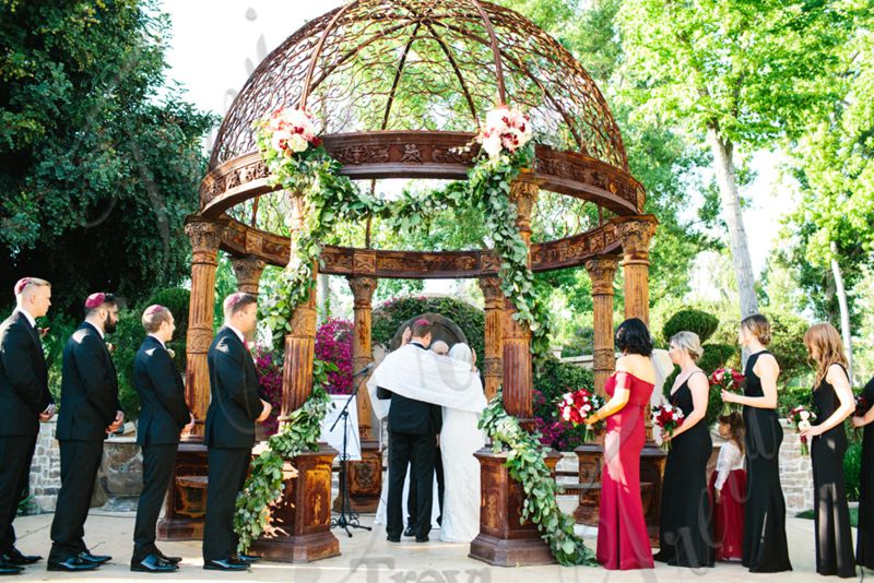 marble italian gazebo-Trevi Sculpture