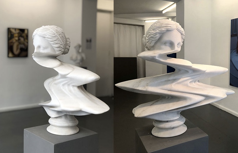 modern marble sculptures-Trevi Statue