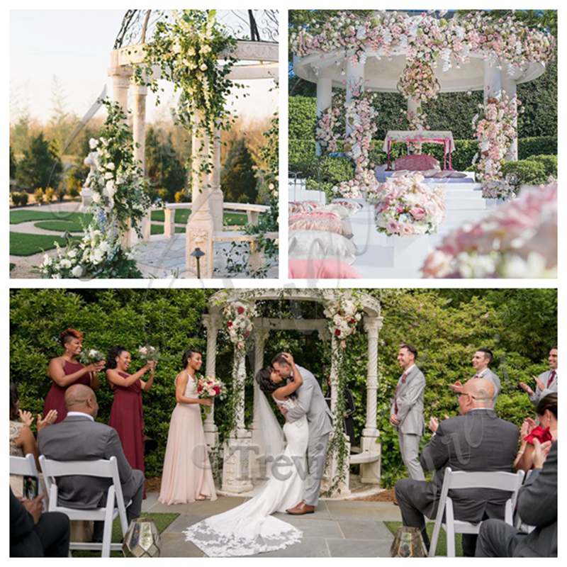 wedding gazebo-Trevi Statue