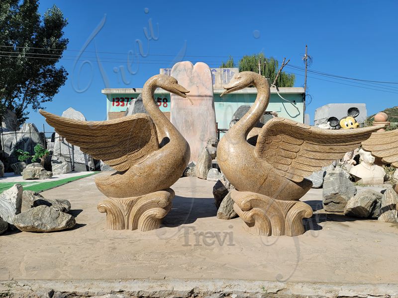 factory outlet for the swan statue for garden-Trevi Statue