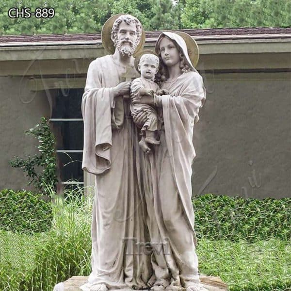 Hand Carving Marble Holy Family Statue Online Sale CHS-889