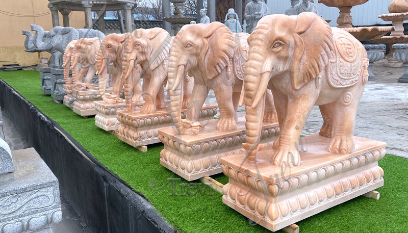 Mass Production Available for the marble elephant statue-Trevi Statue