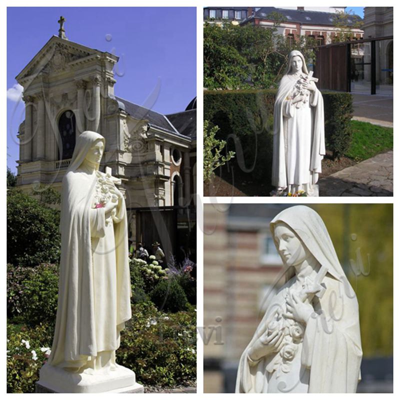 details show for the Saint Teresa statue