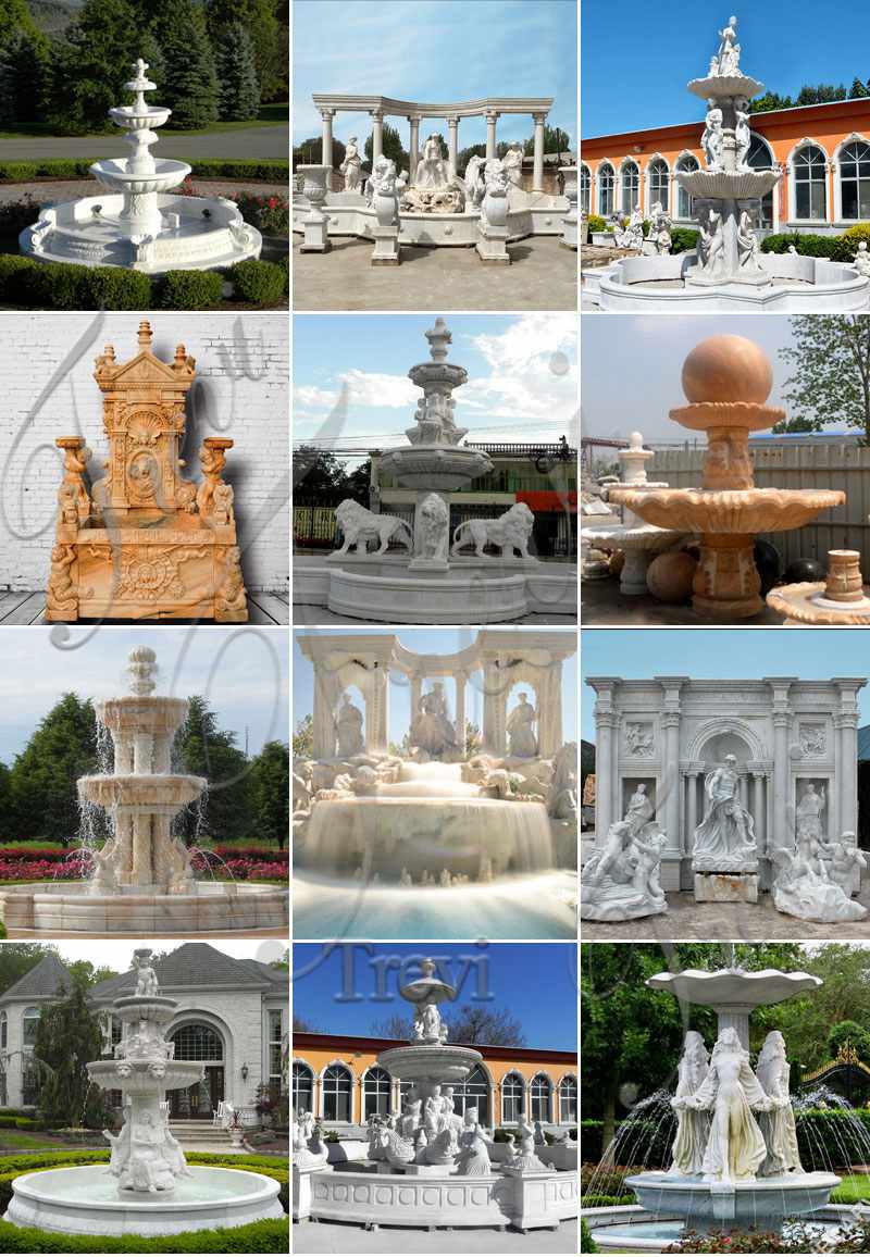 large marble fountains for sale-Trevi Statue