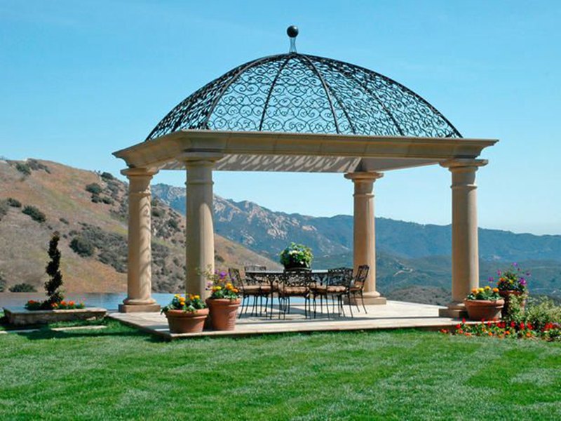 marble gazebo for outdoor-Trevi Statue