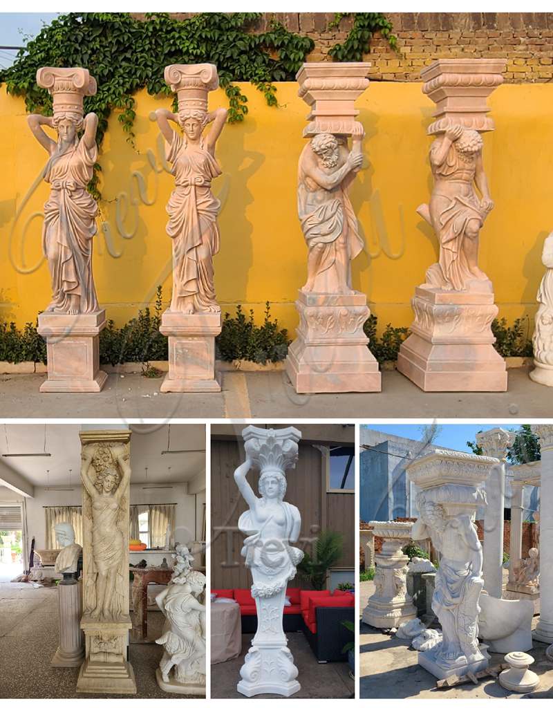 professionally making for the marble columns-Trevi Statue