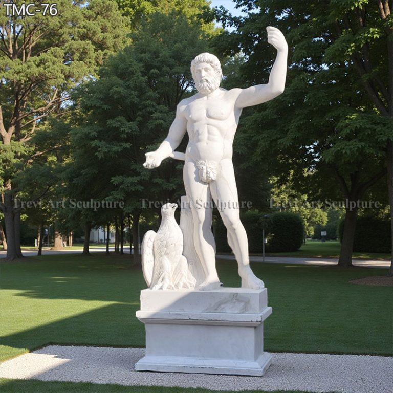 life size famous zeus greek god
