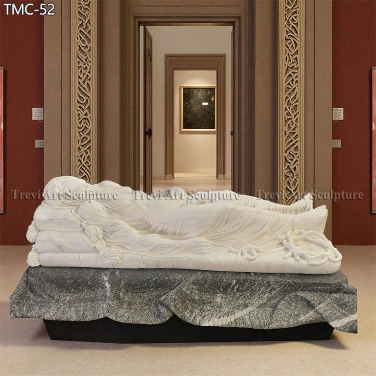 marble veiled christ statue replica