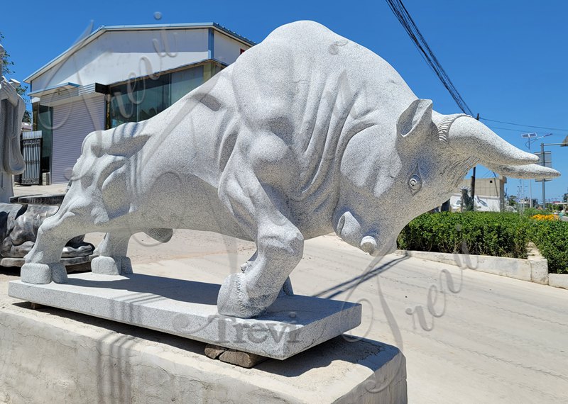 marble bull statue-Trevi Statue