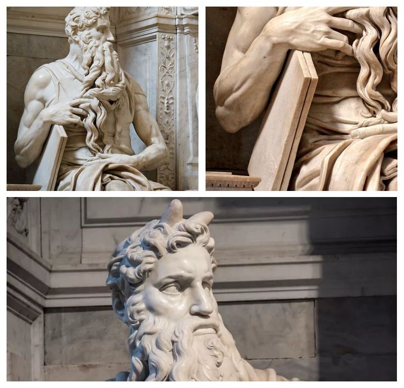 Michelangelo Moses statue-Trevi Statue